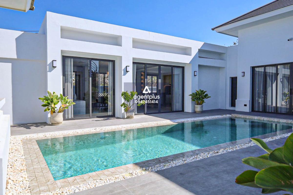 บ้านเดี่ยวหรูสไตล์โมเดิร์นพร้อมสระว่ายน้ำ พร้อมเข้าอยู่ทันที โครงการ พาราไดซ์ วิลเลจ พัทยา