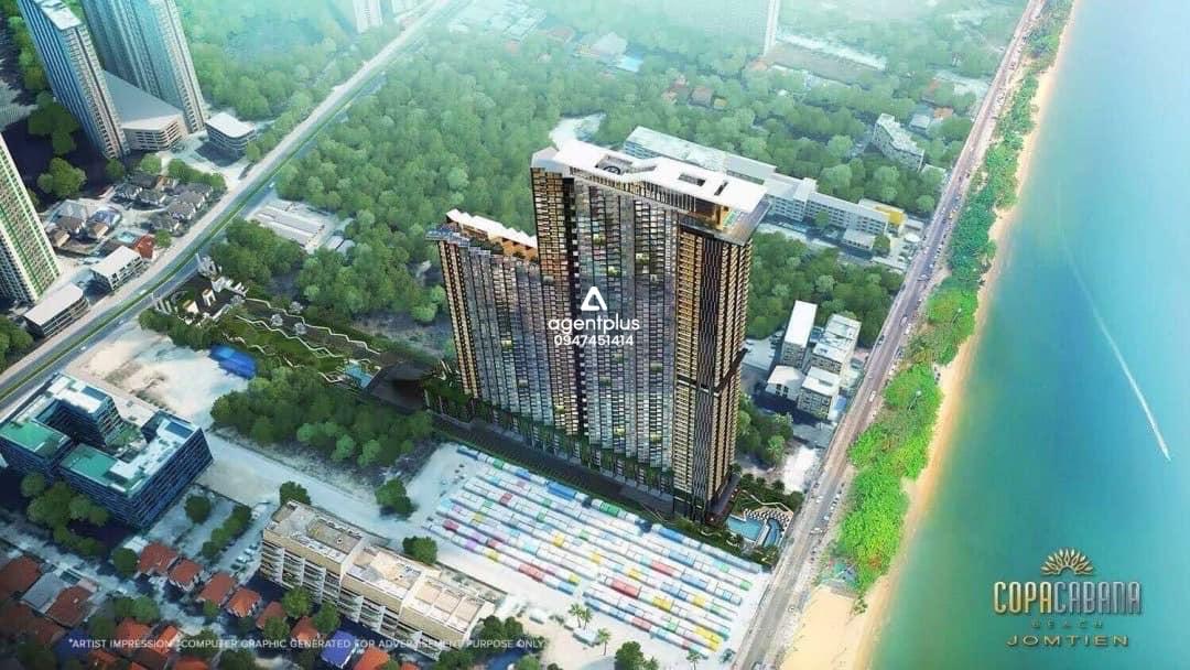 คอนโดราคาพิเศษ คอนโดวิวทะเล ห้องพร้อมเข้าอยู่ Copacabana Beach Jomtien พัทยา