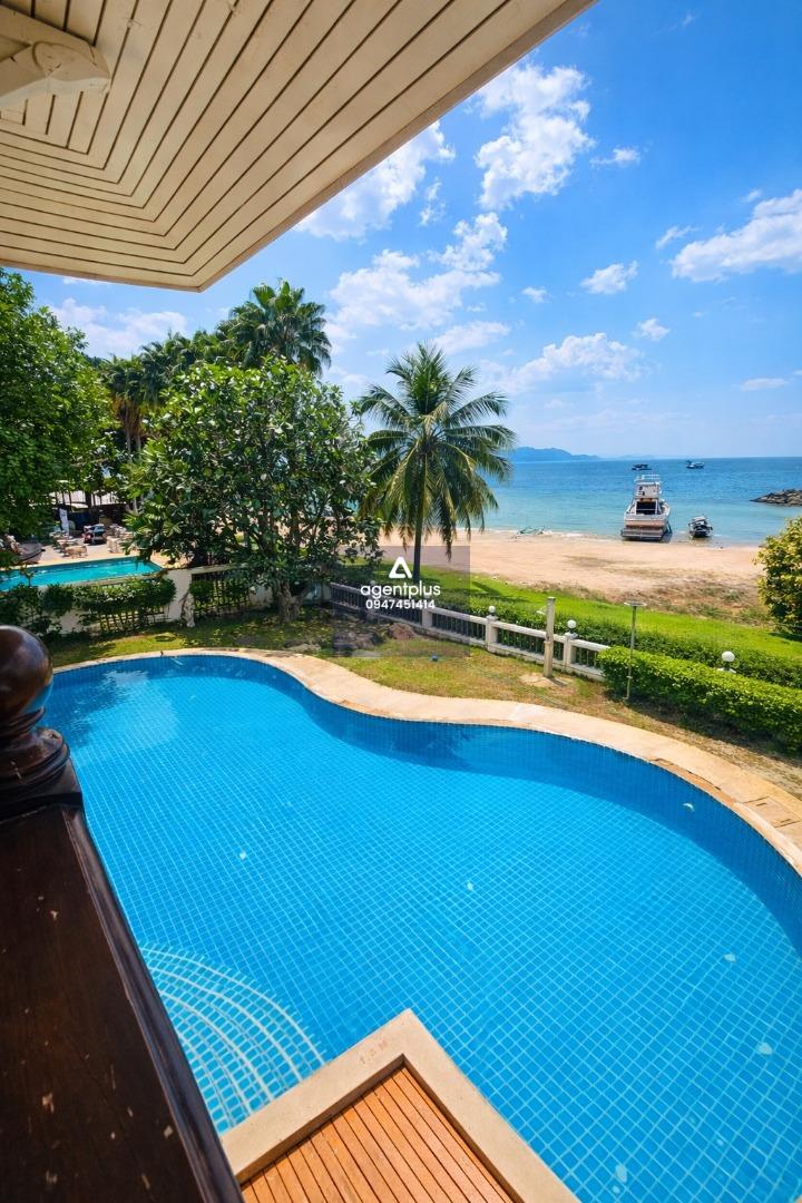 ขาย/เช่าบ้านพร้อมสระว่ายน้ำ ทำเลติดหาด บรรยากาศเงียบสงบ เป็นส่วนตัวสูง บางเสร่