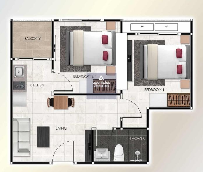 โอกาสทอง สำหรับการลงทุน ขายคอนโด พร้อมผู้เช่า  Arcadia Millennium Tower Pattaya 