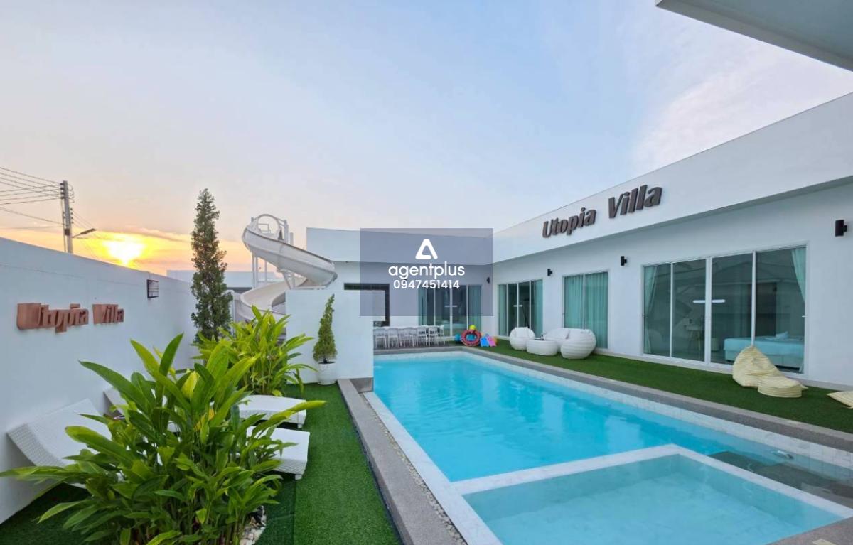 พูลวิลล่าห้วยใหญ่ พัทยา บ้านเดี่ยวหลังใหญ่ พร้อมสระส่วนตัว  ทำเลสงบ ใกล้เมือง