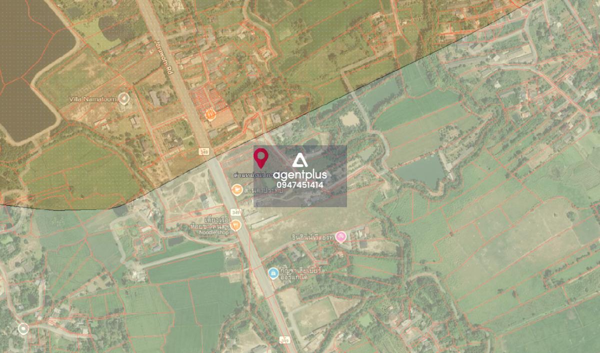 *ขายที่ดินติดถนน 4 เลน พนัสนิคม-บ้านบึง ผังสีเหลืองอ่อน นามะตูม ชลบุรี