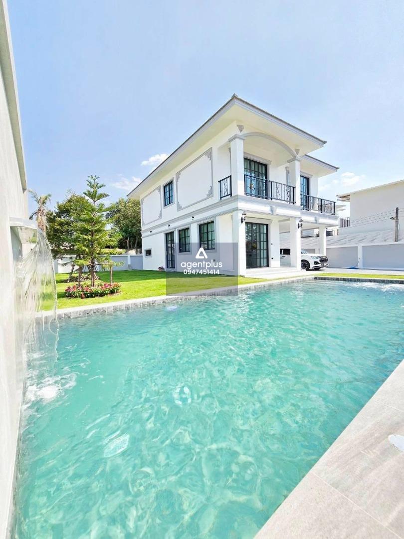 บ้านสร้างใหม่พร้อมสระว่ายน้ำ หลังวิวอ่างคาเฟ่ ซอยซากนอก 19 พัทยา