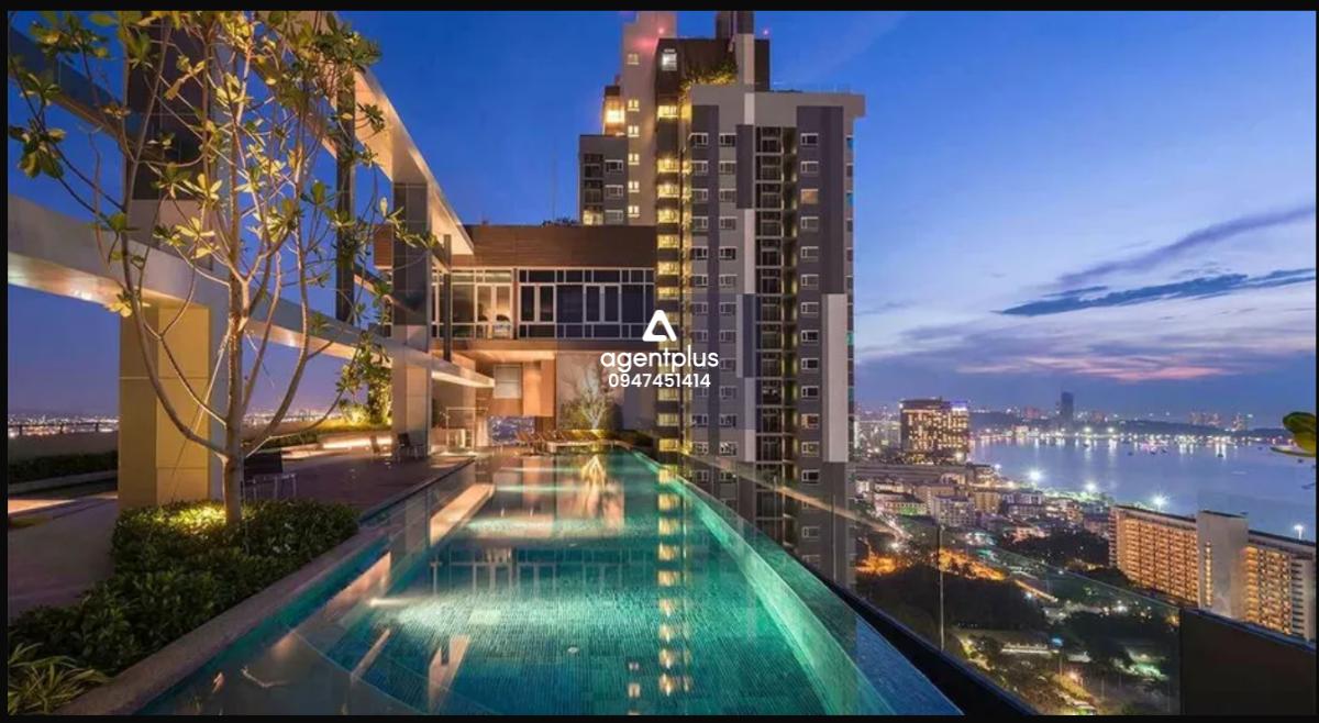 ห้เช่าคอนโดพัทยา 1 ห้องนอน วิวเมือง ใกล้หาดพัทยา พร้อมเฟอร์นิเจอร์ครบ