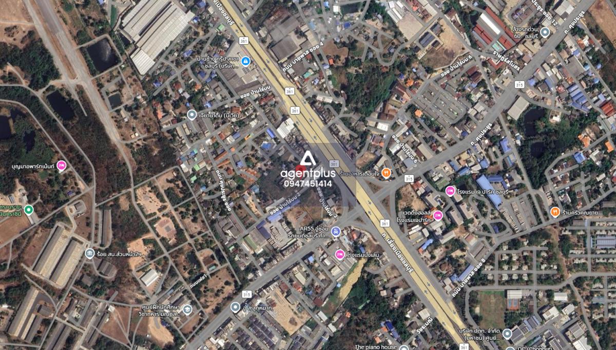 ขายที่ดินพร้อมสิ่งปลูกสร้าง ติดซอยบ้านไร่บน 2 ใกล้ถนนเลี่ยงเมืองชลบุรี นาป่า ชลบุรี