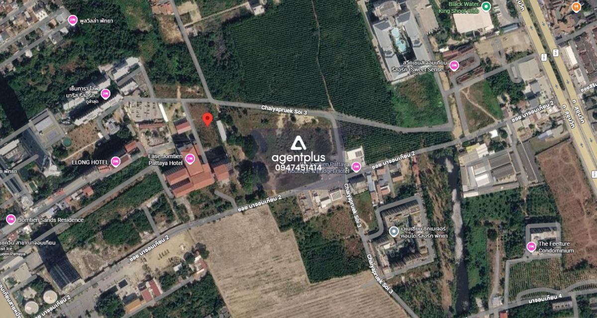 ขายที่ดินใกล้โครงการคอนโด ทำเลนาจอมเทียน ห่างหาดจอมเทียน 3 นาที ชลบุรี