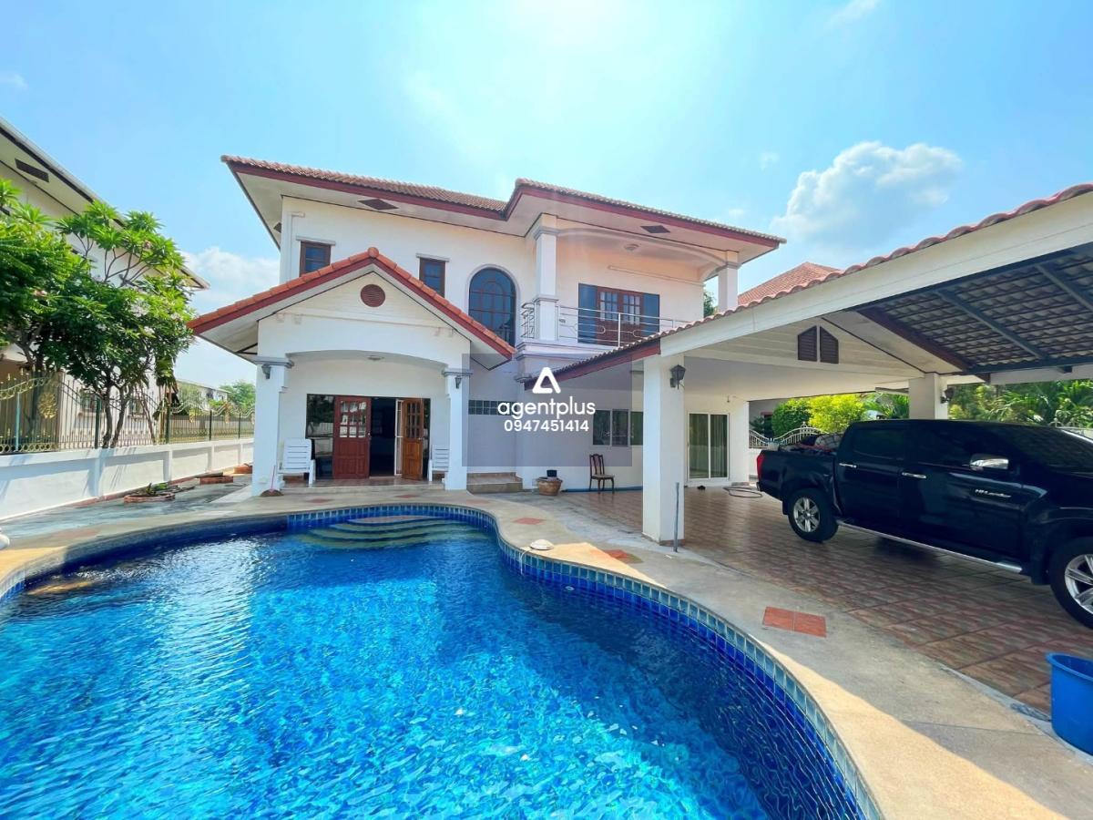 ขาย/ให้เช่า บ้าน 4 ห้องนอน พร้อมสระว่ายน้ำ พัทยาใต้ ใกล้ตลาดน้ำ 4 ภาค