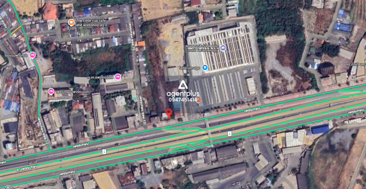 ที่ดินติดถนนเพชรเกษม เส้นเศรษฐกิจหลัก ศักยภาพสูง สำหรับนักลงทุน นครปฐม 