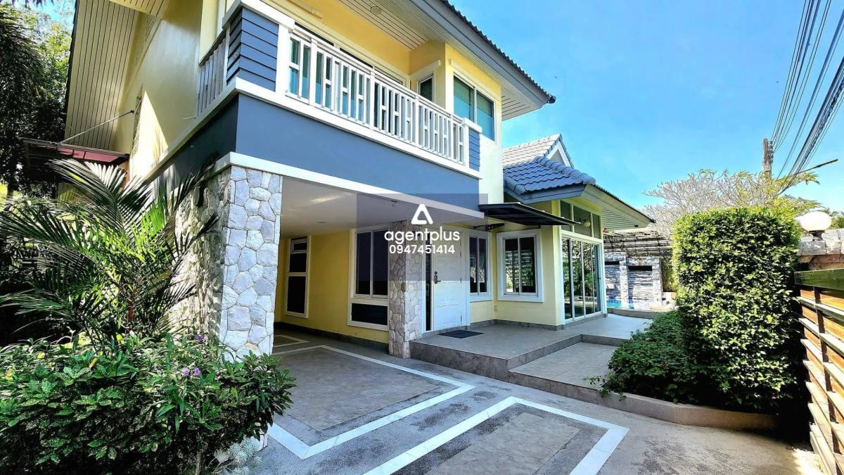 ขาย บ้านพูลวิลล่า ตะเคียนเตี้ย พัทยา บ้านสวย สระใหญ่ ระบบเกลือ พร้อมเฟอร์ครบ เข้าอยู่ได้ทันที