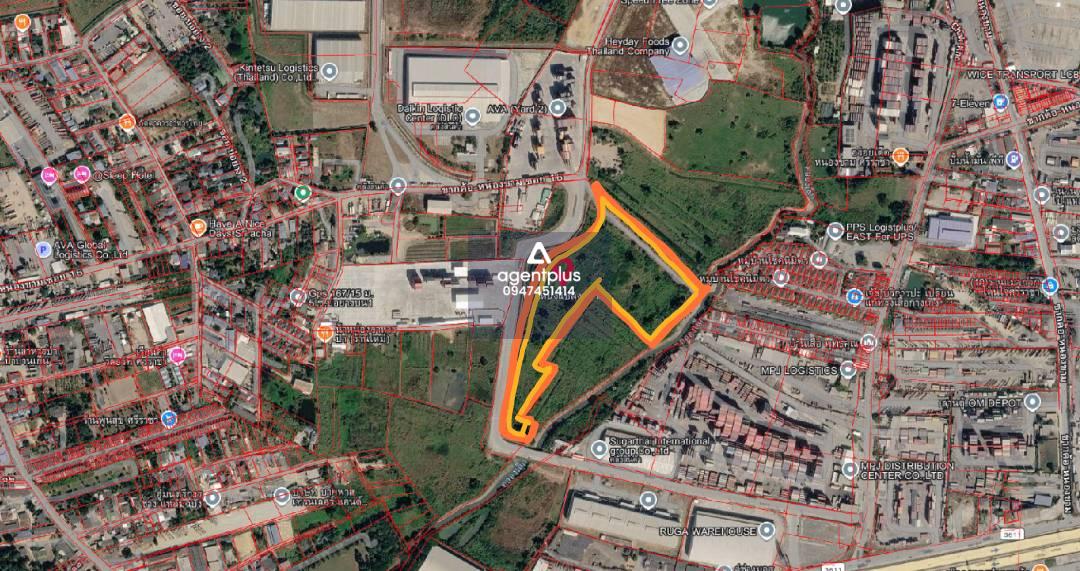 ขายที่ดินเปล่า ผังสีม่วง แปลงใหญ่ ทำเลอุตสาหกรรมศักยภาพสูง ใกล้ท่าเรือ แหลมฉบัง บางละมุง ชลบุรี