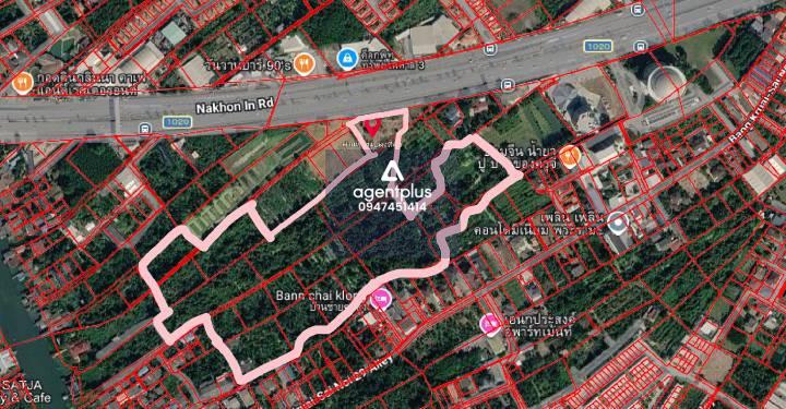 ที่ดินติดถนนนครอินทร์ ผังสีเหลือง บางกรวย นนทบุรี