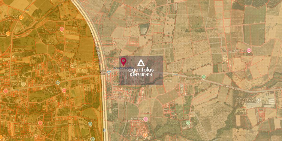 ขายที่ดินพร้อมร้านอาหาร ติดมอเตอร์เวย์ ห้วยใหญ่ ใกล้วัดเทพพระบุตร