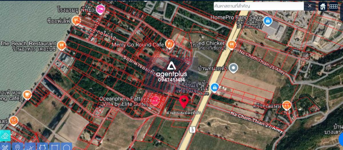 ขายที่ดินติดถนนสุขุมวิท “บางเสร่” ทำเลทองใกล้พัทยา เหมาะพัฒนาโครงการ