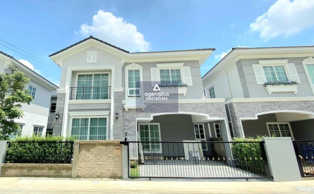 *ทาวน์โฮมพร้อมอยู่ โกลเด้น นีโอ สุขุมวิท – ลาซาล (สุขุมวิท 113) ใกล้ BTS สำโรง บรรยากาศโซนสวน