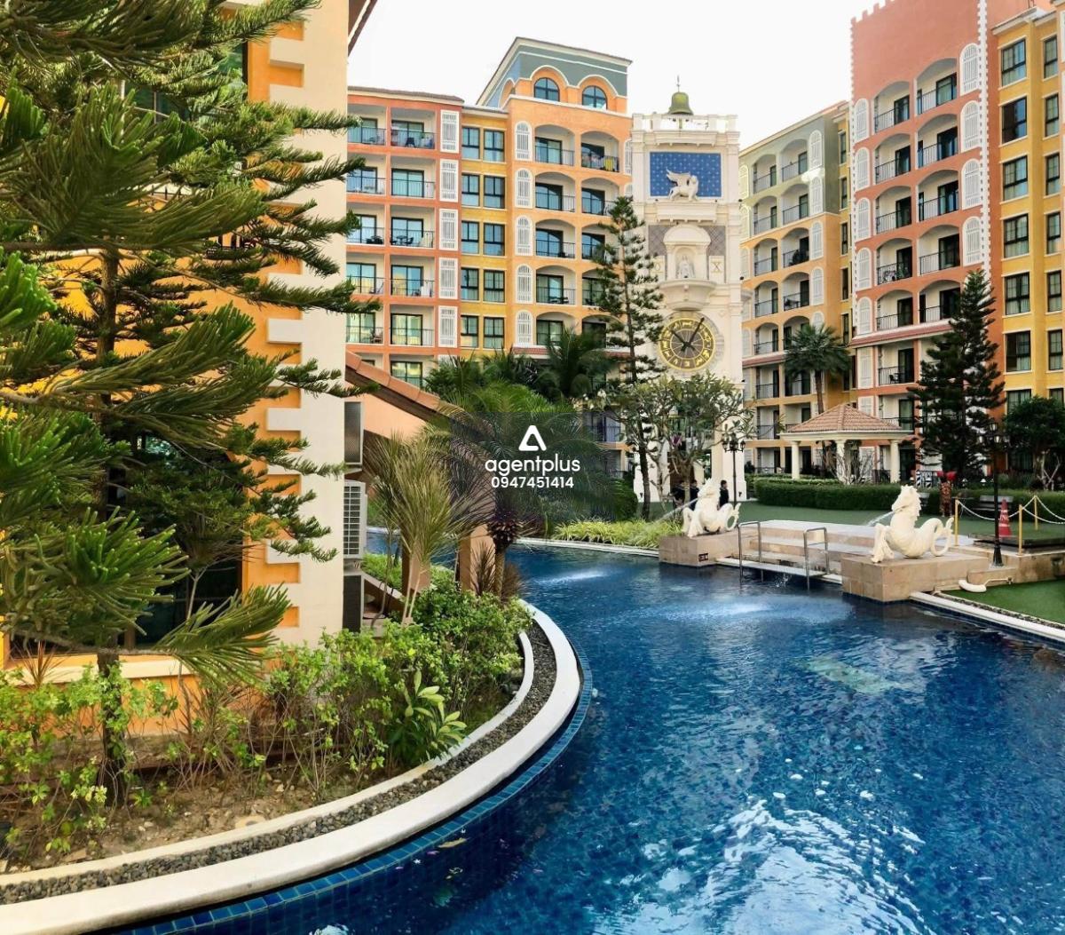 ขาย/ให้เช่าคอนโดสวนน้ำ 1 ห้องนอน ใกล้หาดจอมเทียน พร้อมเข้าอยู่