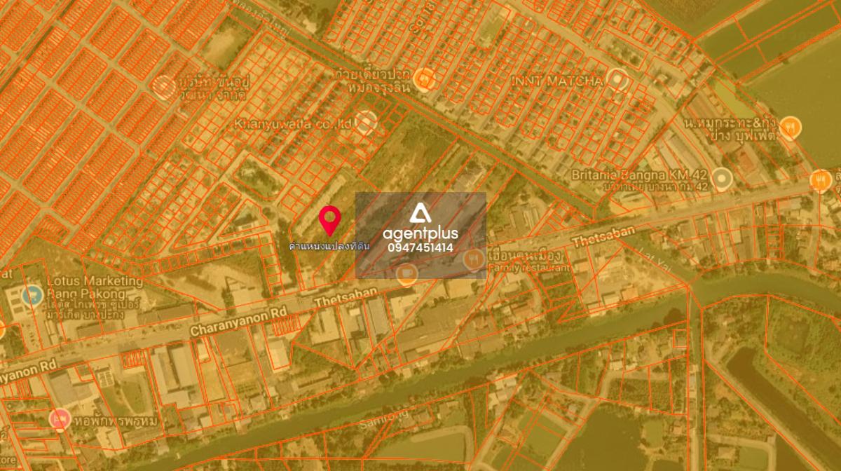 ขายที่ดินติดถนนเทศบาล ผังสีส้ม บางประกง ฉะเชิงเทรา