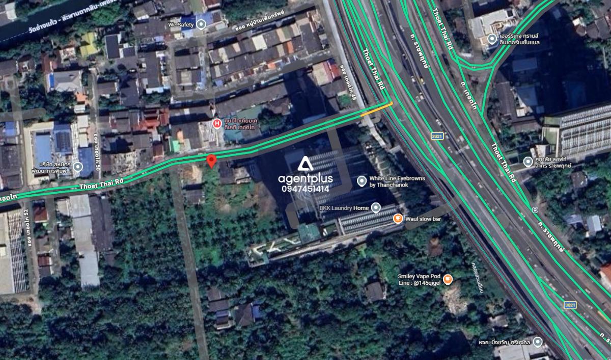 ที่ดินติดถนนเทอดไท ศักยภาพสูง สำหรับนักลงทุน ภาษีเจริญ กรุงเทพฯ