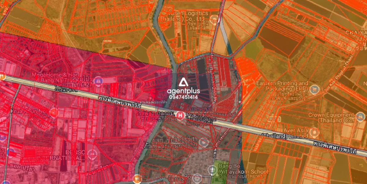 ขายที่ดินพร้อมสิ่งปลูกสร้าง ติดถนน 2 ด้าน ทางคู่ขนาน ถนนบางนา-ตราด บางบ่อ สมุทรปราการ