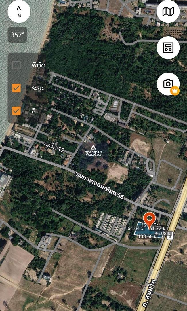 ขายที่ดินติดถนนสุขุมวิท “บางเสร่” ทำเลทองใกล้พัทยา เหมาะพัฒนาโครงการ