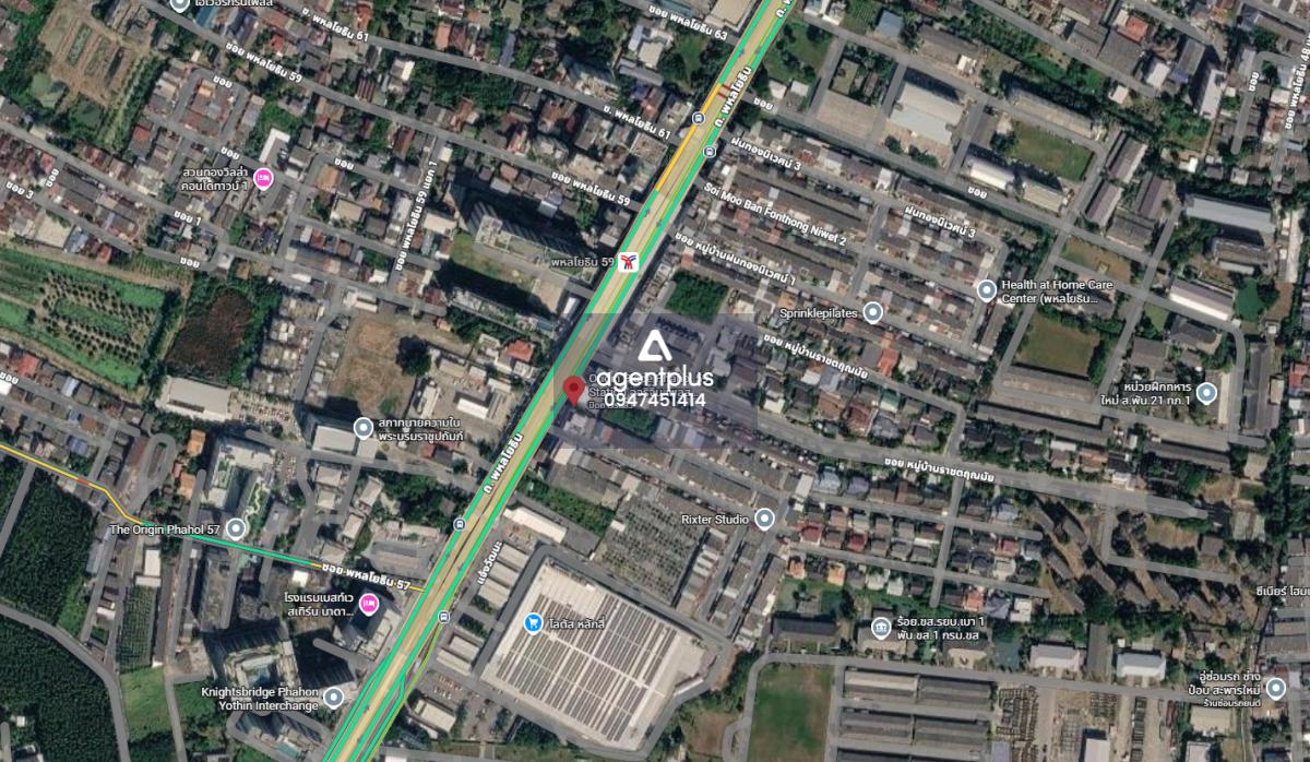 ที่ดินติดถนนใหญ่พร้อมสิ่งปลูกสร้าง ใกล้สนามบินดอนเมือง เพียง 9 นาที พหลโยธิน 59 กรุงเทพฯ