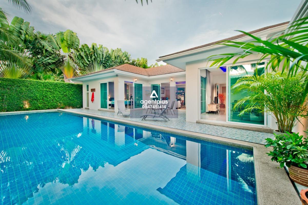 ขายบ้านพูลวิลล่าพร้อมสระว่ายน้ำส่วนตัว โครงการ เดอะ วินยาร์ด เฟส 3