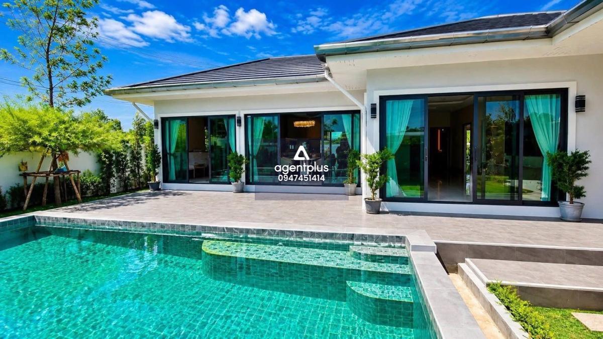 🏡 ขายพูลวิลล่าสร้างใหม่ ใจกลางห้วยใหญ่ พร้อมอยู่