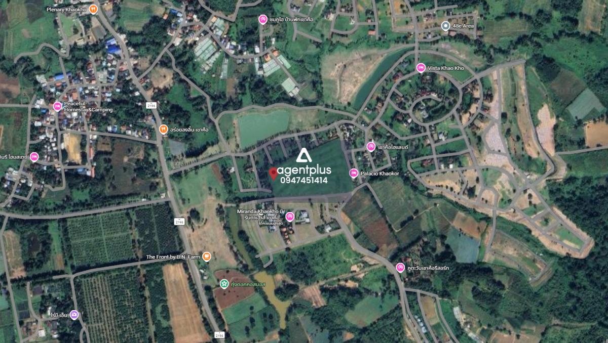 ที่ดินแปลงใหญ่(แปลงซ้าย)ล้อมรอบด้วยโครงการรีสอร์ท วิวภูเขา บลูไดมอนด์ เขาค้อ เพชรบูรณ์