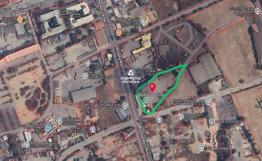 *ขายที่ดินพร้อมสิ่งปลูกสร้าง หลัง Harbor Mall แหลมฉบัง ศรีราชา