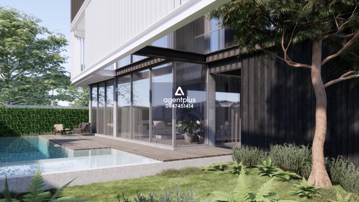 Azure luxe residence บ้านเดี่ยวหรู 3 ชั้น พร้อมสระว่ายน้ำส่วนตัว