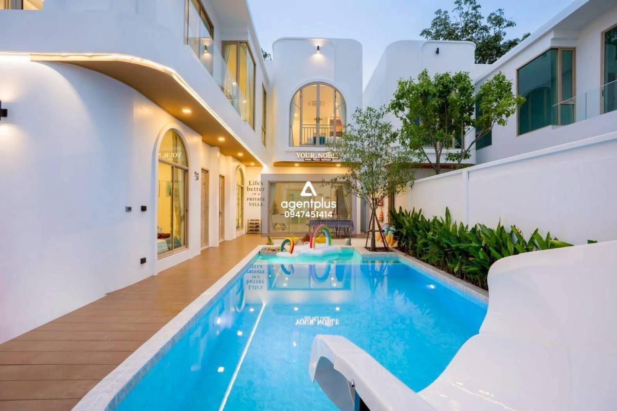 ขายพูลวิลล่าหรูพร้อมผู้เช่า ส่วนตัว สร้างใหม่ ใกล้หาดจอมเทียน เพียง 2 นาที พัทยา