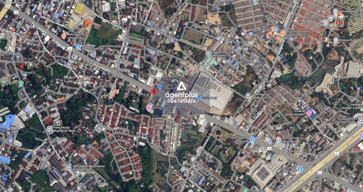 ขายที่ดินทำเลดีติดถนน เหมาะค้าขาย สร้างร้านอาหาร คาเฟ่ ใกล้กับโครงการรถไฟฟ้า บ้านสวน ชลบุรี