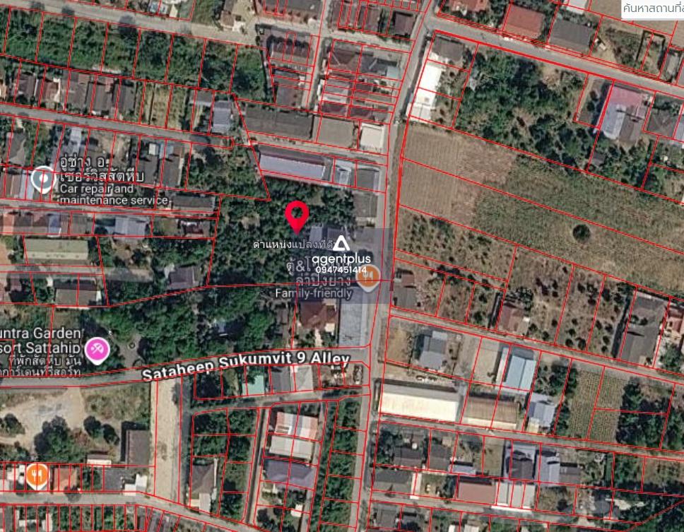 ขายที่ดินสัตหีบ ทำเลดีใกล้ถนนสุขุมวิทเพียง 300เมตร