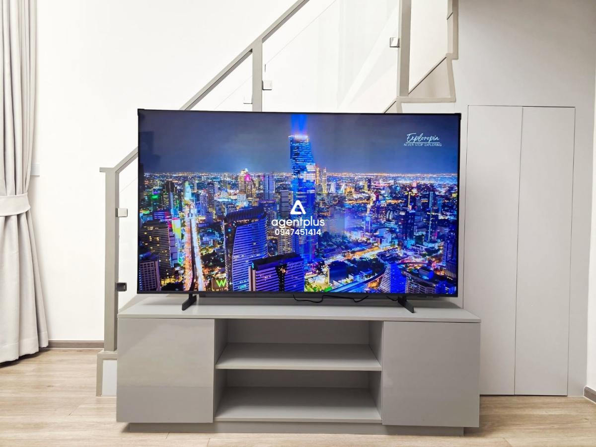 ให้เช่าคอนโด Duplex 1 ห้องนอน พระโขนง ชั้นสูง วิวโค้งแม่น้ำ ห้องใหม่ เฟอร์นิเจอร์ครบ พร้อมเข้าอยู่