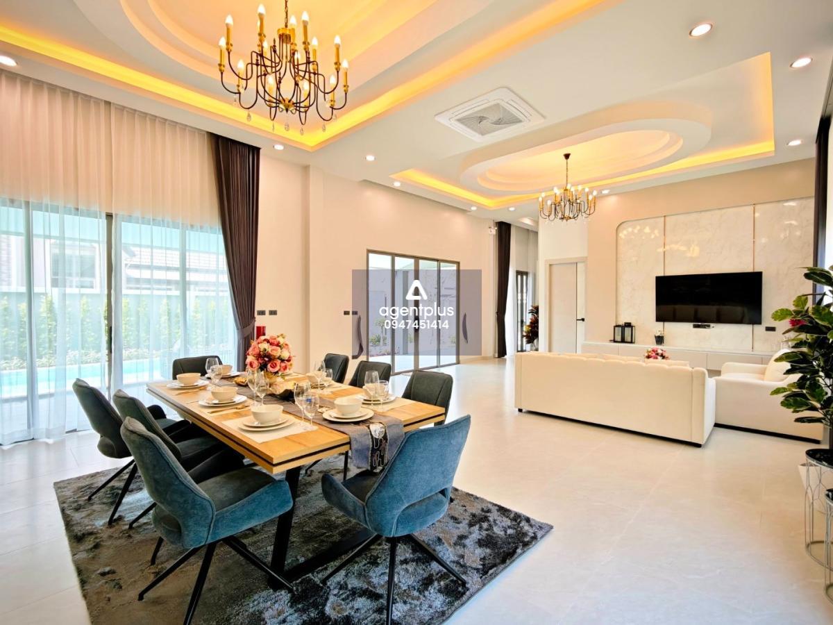 ขายบ้านเดี่ยว พร้อมสระว่ายน้ำส่วนตัว พื้นที่กว้างขวาง อยู่สบาย ฟังก์ชันครบ พร้อมเข้าอยู่ พัทยา