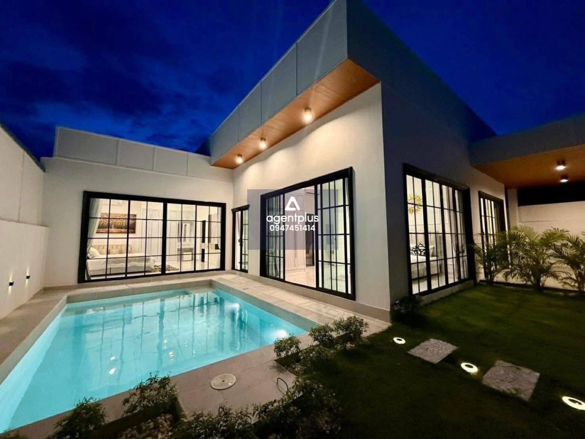 ขาย/เช่า บ้านพูลวิลล่า บ้านสวยสร้างใหม่ ทำเลทอง รับสัตว์เลี้ยงตัวเล็ก ซอยสยามคันทรีคลับ พัทยา