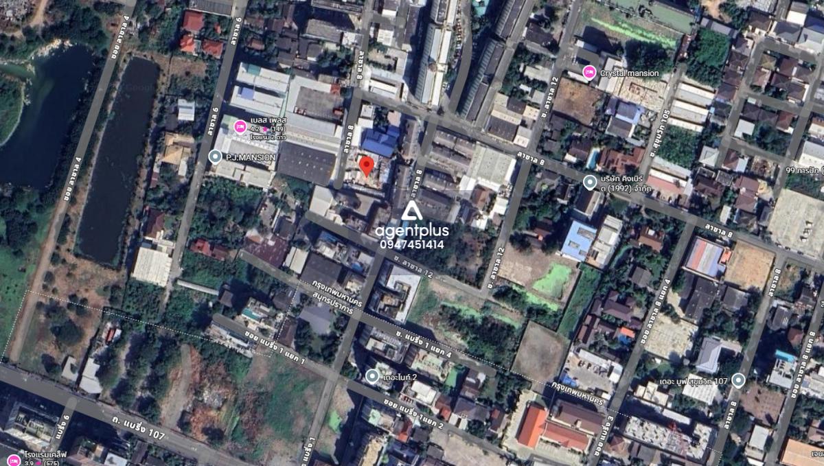 ขายที่ดินผังสีส้ม ติดถนนลาซาล 8 เขตบางนา กรุงเทพฯ