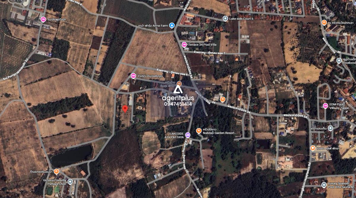ขายที่ดินใหญ่ เหมาะทำพูลวิลล่า ห่างอ่างเก็บน้ำมาบประชันไม่เกิน 5 นาที พัทยา