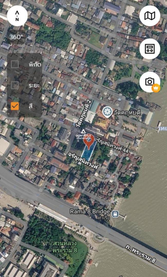 ขายที่ดินเปล่า บ้านปูน บางยี่ขัน(ติดกับวัดคฤหบดี) กรุงเทพฯ