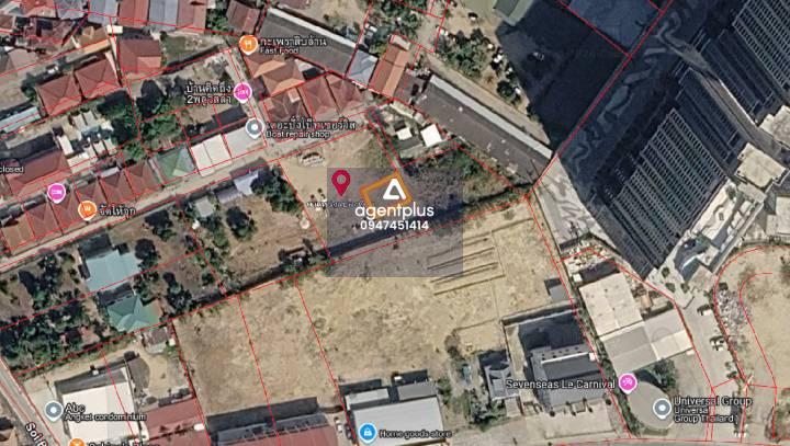 แปลงที่ 3 ขายที่ดินเปล่าพร้อมสร้าง ทำเลหาดจอมเทียน ห่างหาดประมาณ 3-5 นาที พัทยา