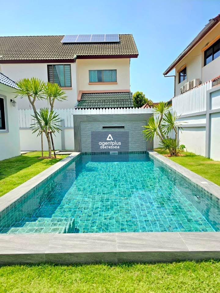 ขายบ้านเดี่ยว 4ห้องนอน พร้อมสระว่ายน้ำส่วนตัวทำเล ซอยทุ่งกลม-ตาลหมัน (พัทยา) ทำเลดี เดินทางสะดวก