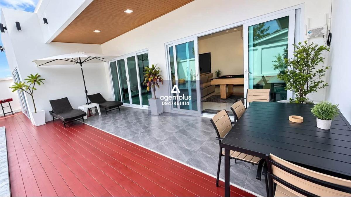 ให้เช่าพูลวิลล่า 4 ห้องนอน ทุ่งกลม-ตาลหมัน พัทยา  สระส่วนตัว ทำ Pool Villa รายวันได้