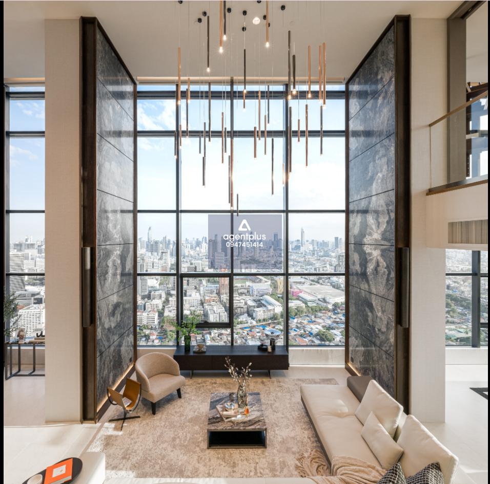 ขายคฤหาสน์ลอยฟ้า Triplex Penthouse หรูที่สุดในย่านราชเทวี-สยาม ห้อง Show Residences แต่งครบระดับ Ultra Luxury