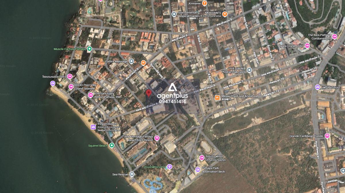 ขายที่ดินเหมายกแปลง พิกัดเขาพระตำหนัก ซอย 6 พัทยา