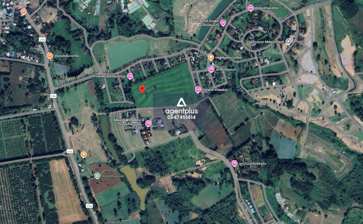 ที่ดินแปลงใหญ่(แปลงกลาง)ล้อมรอบด้วยโครงการรีสอร์ท วิวภูเขา บลูไดมอนด์ เขาค้อ เพชรบูรณ์