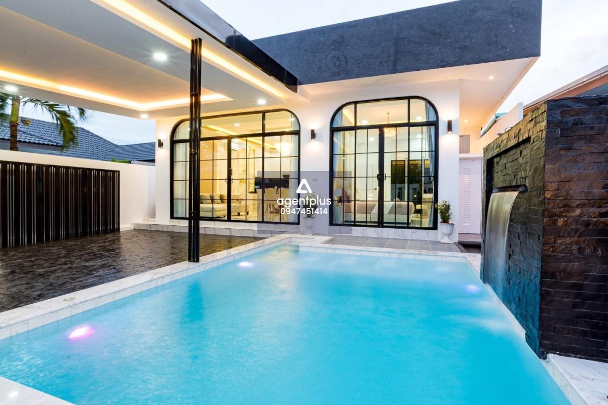 ขายบ้านเดี่ยวสร้างใหม่ พร้อมสระว่ายน้ำส่วนตัว | ทำเลอ่างมาบประชัน พัทยา