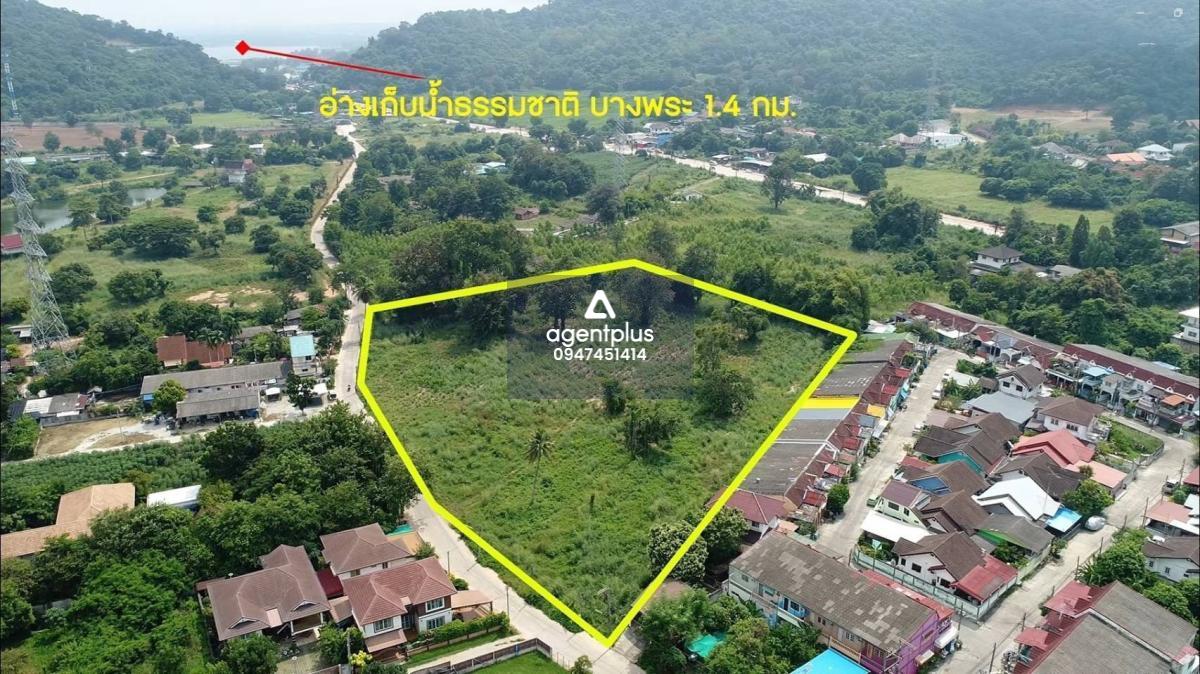 ขายที่ดินบางพระ ศรีราชา 8ไร่ วิวสวยภูเขา บรรยากาศดี เดินทางเข้าออกสะดวก 