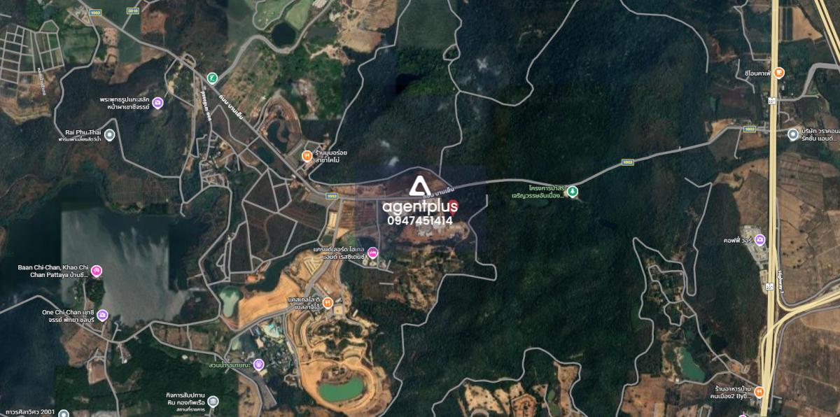 ขายที่ดินใกล้เขาชีจรรย์ ทำเล Silver Lake ติดถนนใหญ่ นาจอมเทียน ชลบุรี