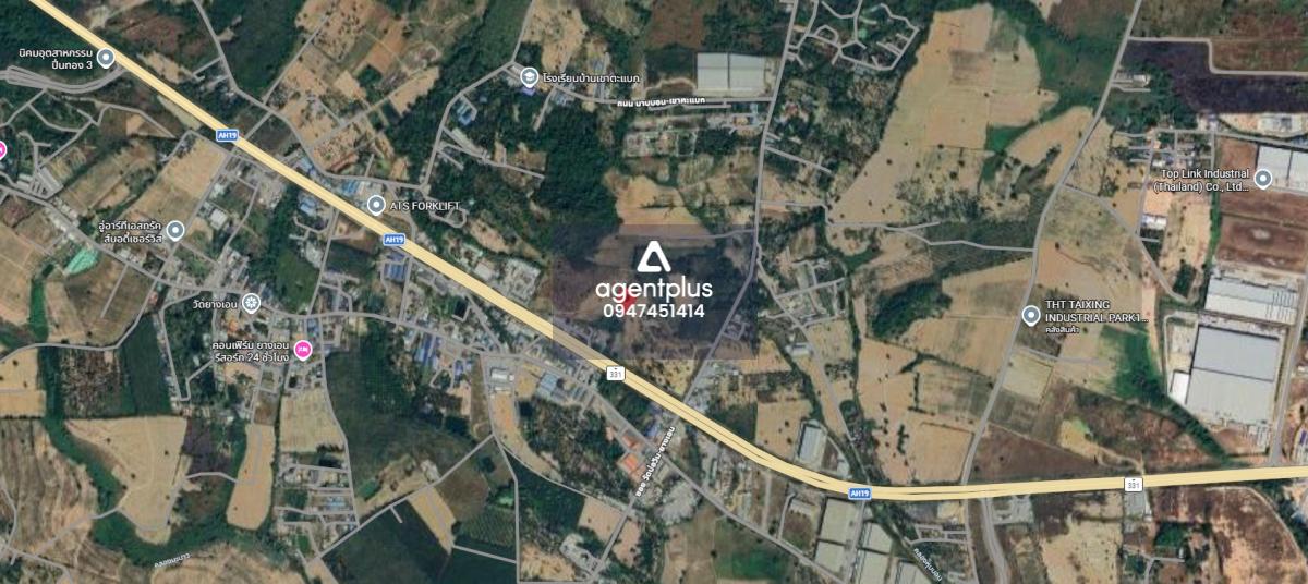 ขายที่ดินเปล่า ผังสีเหลืองอ่อน ติดถนนใหญ่ 331 บ่อวิน ศรีราชา ชลบุรี