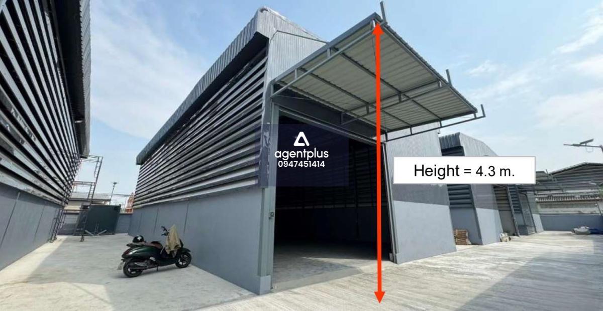 ให้เช่าโกดังสร้างใหม่ ใกล้สนามบิน สุวรรณภูมิ เขตสวนหลวง กรุงเทพฯ พร้อมเข้าใช้งานได้ทันที