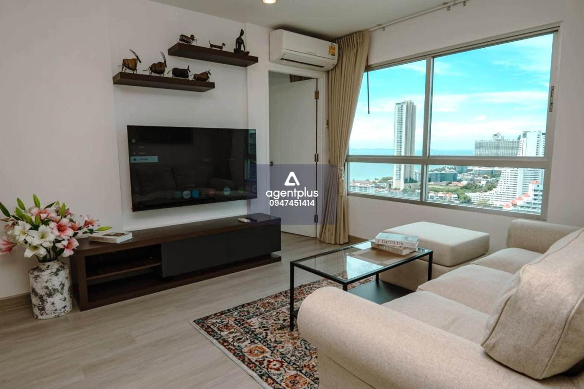 ขายคอนโด ลุมพินี Sea View จอมเทียนพัทยา ห้องใหญ่มากๆติดทะเล